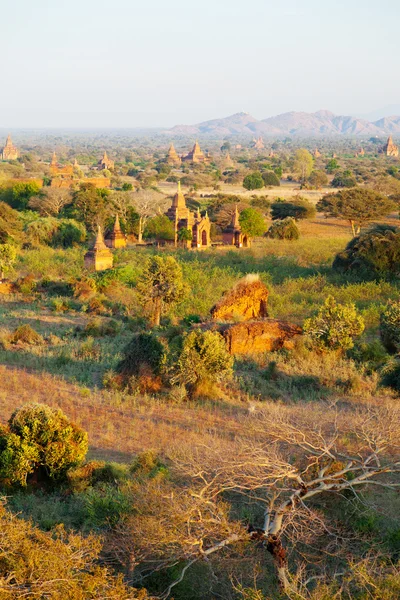 Pagodes anciennes à Bagan, Myanmar — Photo