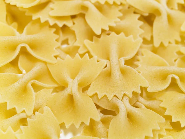 Uncooked pasta - farfalle — Stock Photo, Image