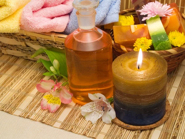 Aromatherapie und Pflegekonzept — Stockfoto