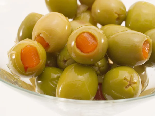 Martini verre aux olives — Photo