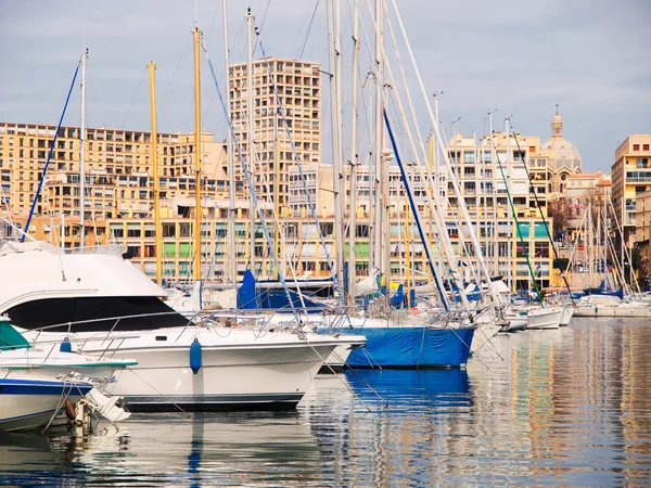 Yacht λιμάνι στη Μασσαλία — Φωτογραφία Αρχείου