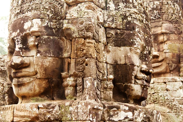 Bajonový chrám v angkor wat, Kambodža — Stock fotografie