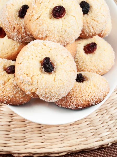 Biscoitos caseiros saborosos — Fotografia de Stock