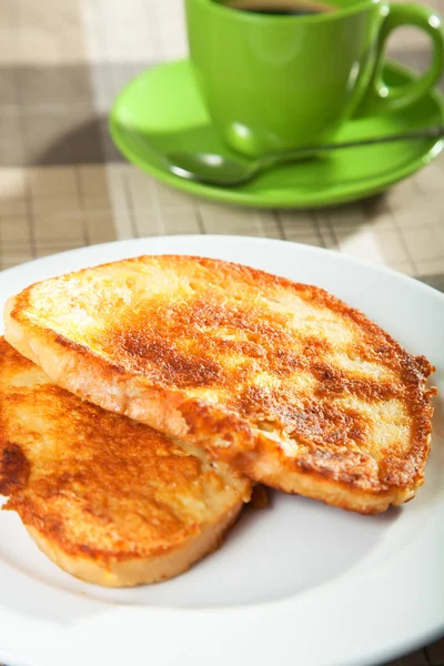 Ontbijt met Franse toast — Stockfoto