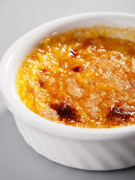 Creme Brulee, one portion — Stock Photo, Image