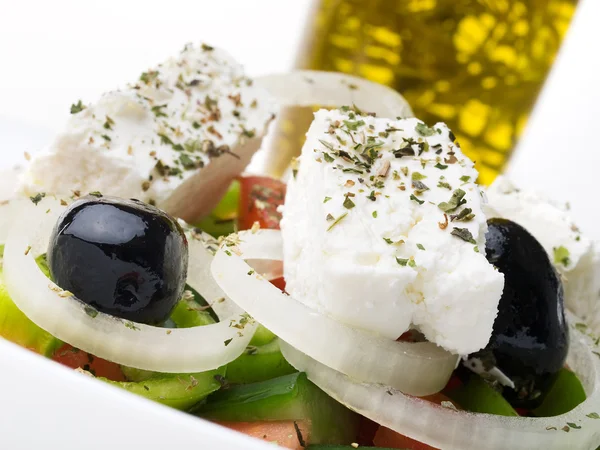 Tasty Greek salad — Stock Photo, Image