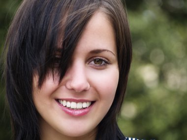 Güzel kadın yüzü