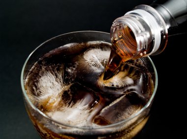 arka plan üzerinde lezzetli içecek