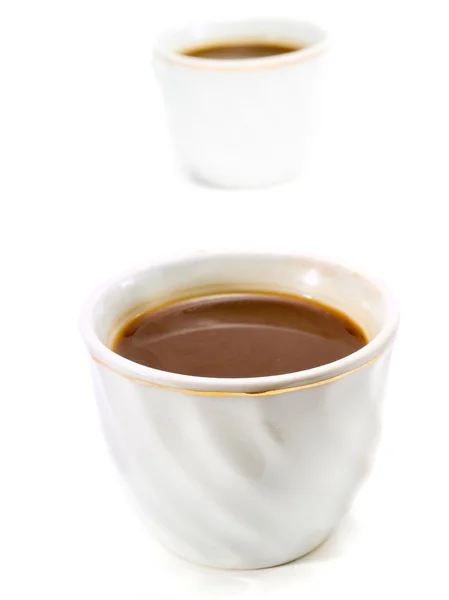 Filiżanek kawy na tle — Zdjęcie stockowe