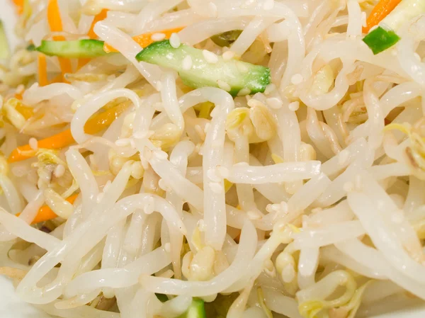 Salad kedelai Cina dengan mentimun — Stok Foto
