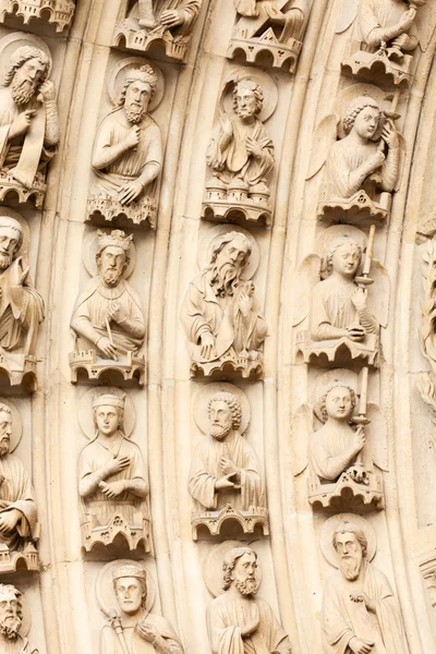 Detalle de Notre Dame, París — Foto de Stock