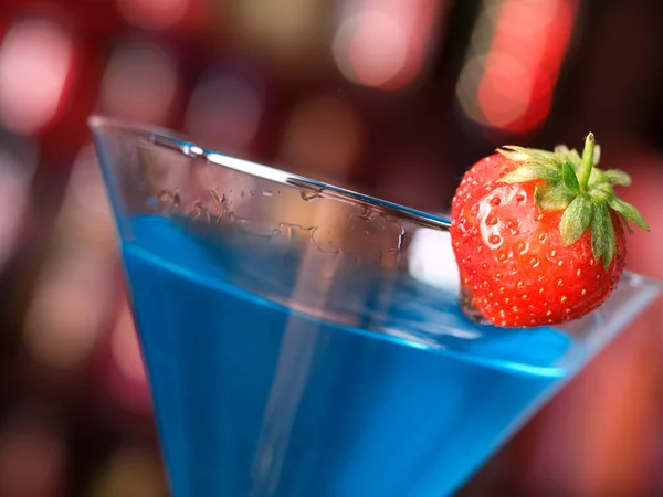 Blauwe cocktail Russische nacht — Stockfoto