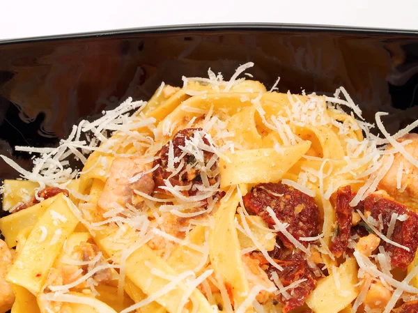 Collezione Tagliatelle con Salmone , — Foto Stock