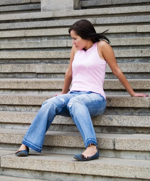 Hermosa mujer de fondo —  Fotos de Stock