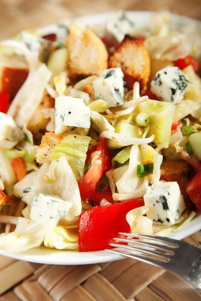 Salade de fromage bleu et tomates — Photo