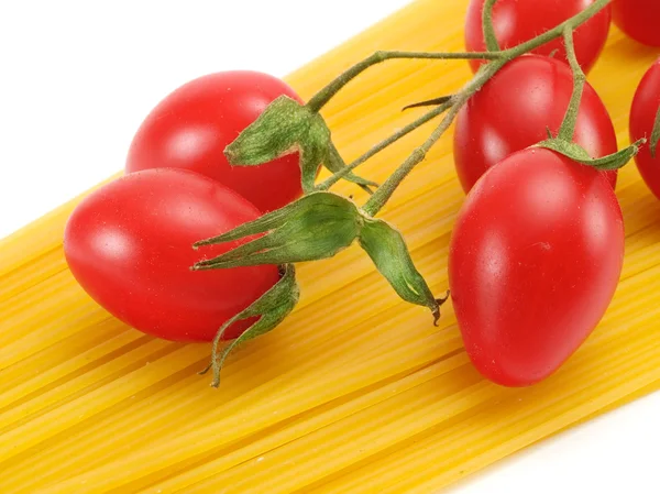 Surový vaření špaget — Stock fotografie