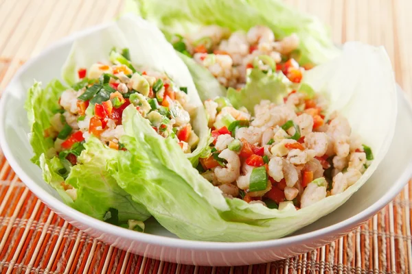 Salada de camarão, uma porção — Fotografia de Stock