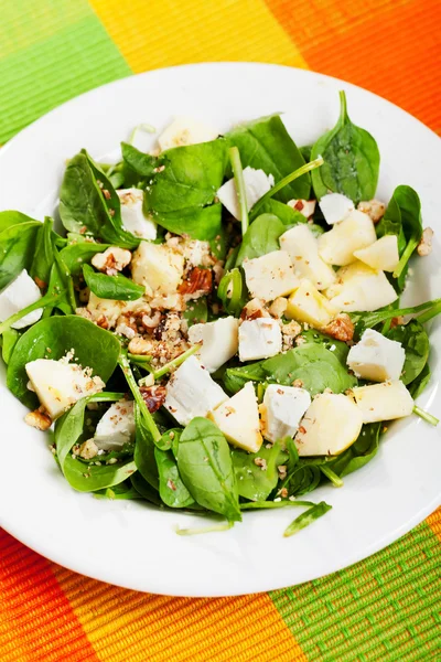 Ensalada de espinacas con peras — Foto de Stock