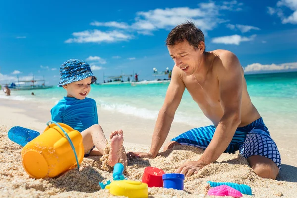 Father and little son — Stock Photo, Image