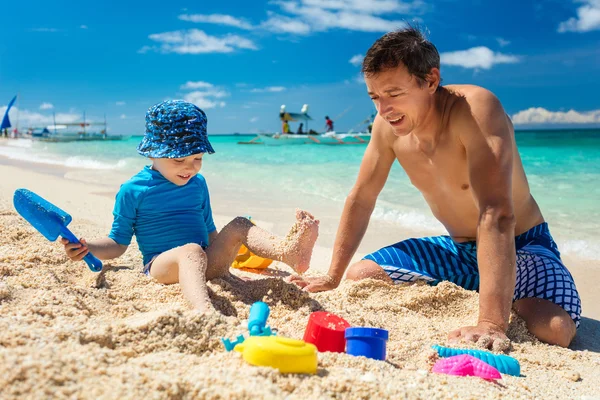 Father and little son — Stock Photo, Image