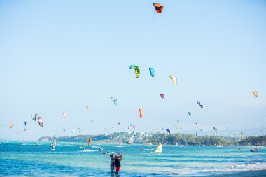 kitesurfers zevk Rüzgar enerjisi