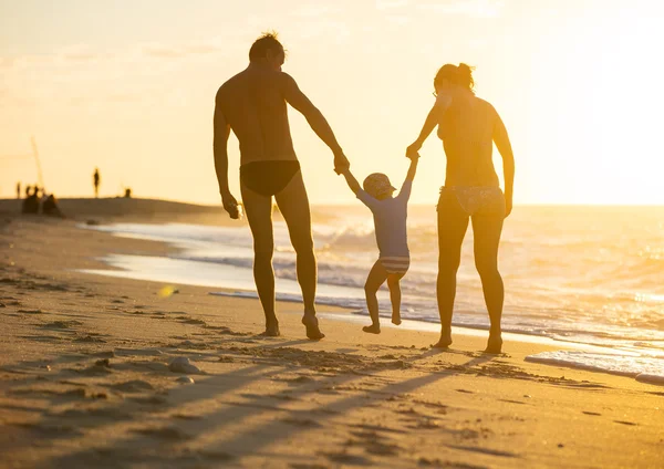 Happy family with little son — Stock Photo, Image