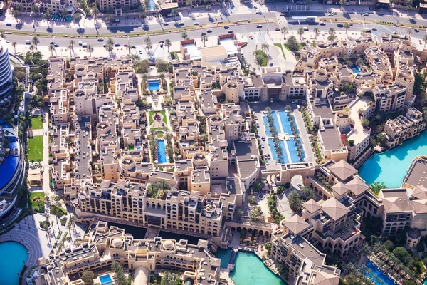 Downtown Dubai from Burj Khalifa — Stock Photo, Image