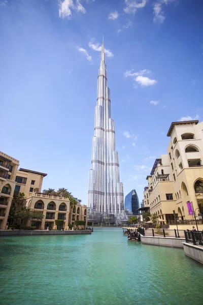 Burj Khalifa, the highest building in the world, — Stock Photo, Image