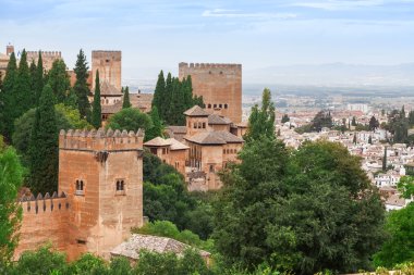 Granada, İspanya 'dan Alhambra