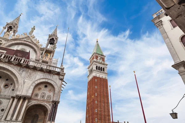 Detalle de Piazza San Marco en Venecia, Italia — Foto de Stock