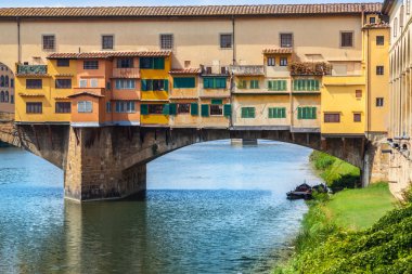 İtalya Floransa 'da Ponte Vecchio köprüsü
