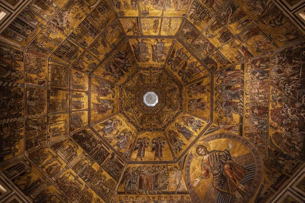 Baptisterium van Sint Jan in Florence, Italië — Stockfoto