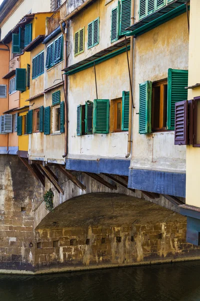 Most Ponte Vecchio we Florencji, Włochy — Zdjęcie stockowe