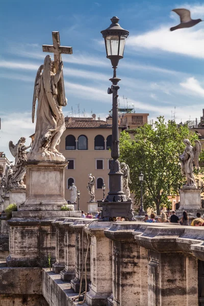 Rzeźba anioła w Rzym, Włochy — Zdjęcie stockowe