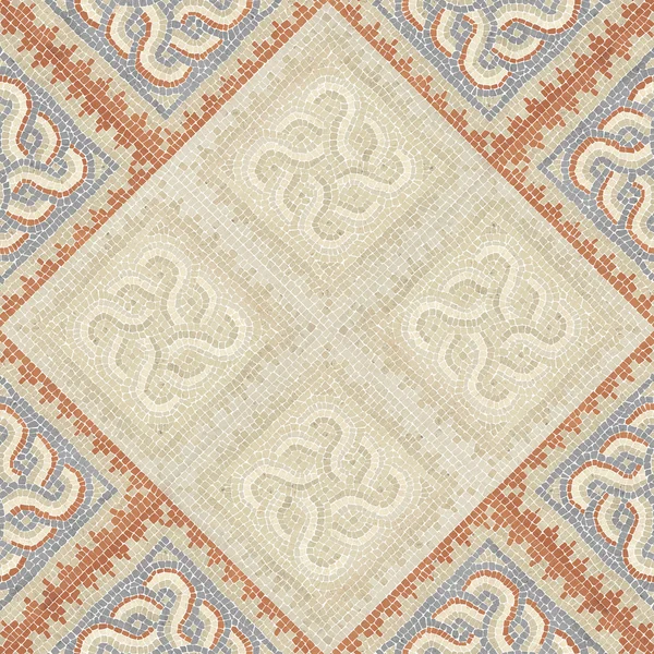 Textura de mosaico de mármol marrón-piedra . —  Fotos de Stock