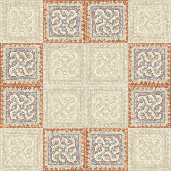 Textura de mosaico de mármol marrón-piedra . — Foto de Stock