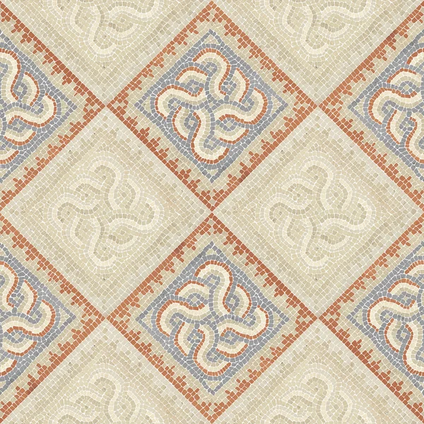 Textura de mosaico de mármol marrón-piedra . — Foto de Stock