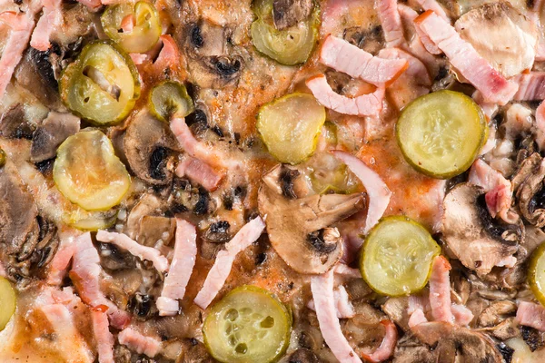 Üstten Görünüm Pizza doku