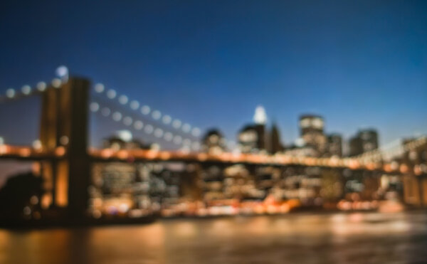 Blurred background cityscape, night city lights