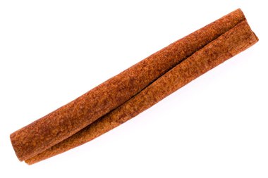 Tek tarçın çubuğu izole, tarçın çubuğu beyaz arkaplanda