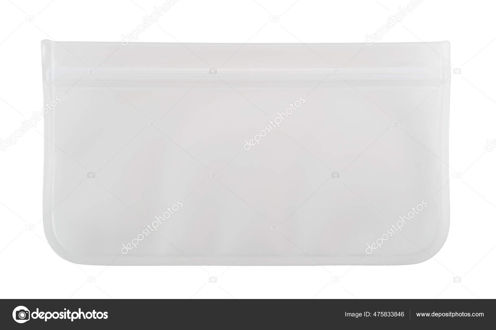 Sac Plastique Transparent Avec Serrure Isolée Sur Fond Blanc Emballage  image libre de droit par smspsy © #475833846