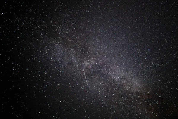 Milky Way Our Galaxy Long Exposure Astronomical Photograph Night Starry — Stock Photo, Image