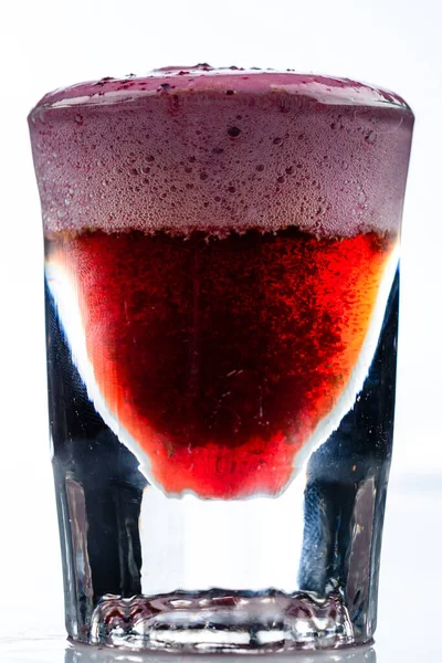 Jagermeister Cocktail Shot Glas Isolerad Vit Bakgrund — Stockfoto