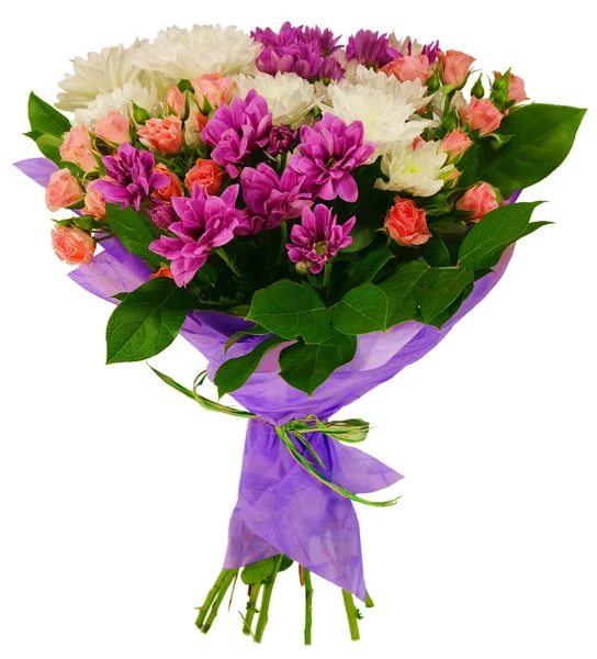 Kasımpatı ve çalı oluşan pakette gül