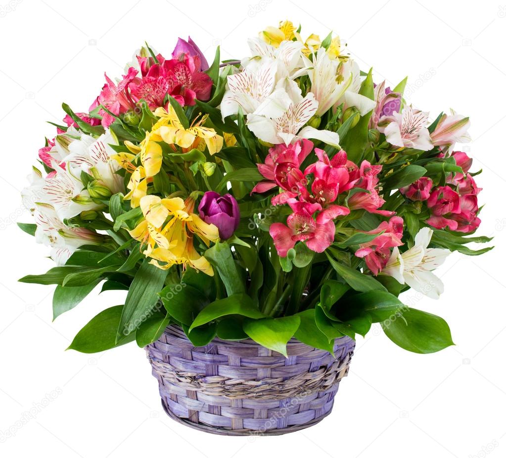 Basket of flowers