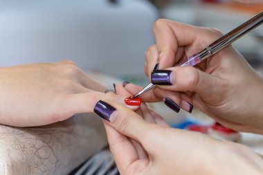 tırnak Salonu, Uv tur hızlı kuru tırnak cilası Ma resim çivi