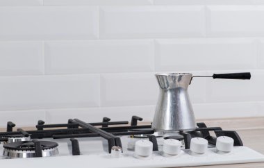 Turk kahve bir Ocak olarak için. sığ Dof