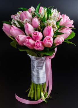 bir tatlı ihale bahar buketi gelin buket tul Close-Up