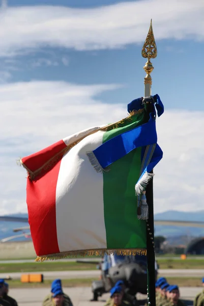 Bandera del regimiento italiano — Foto de Stock