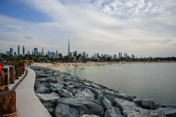 Dubai Förenade Arabemiraten September 2020 Mer Beach Resort Dubai — Stockfoto